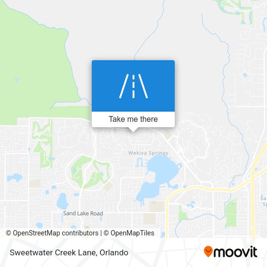Sweetwater Creek Lane map