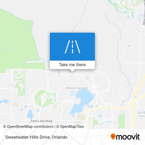 Mapa de Sweetwater Hills Drive