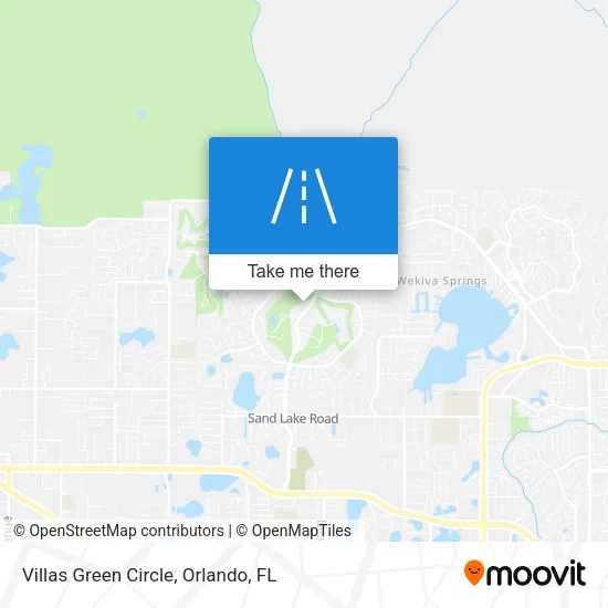 Villas Green Circle map