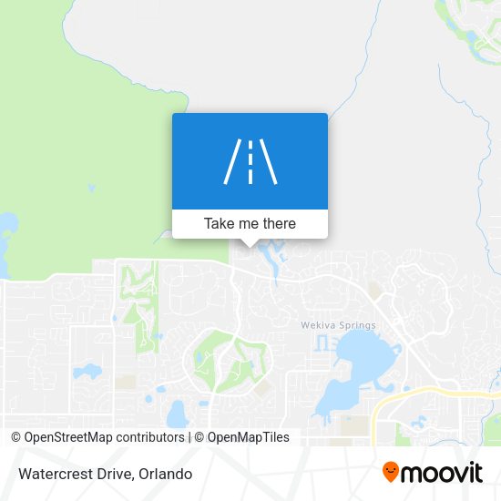 Mapa de Watercrest Drive