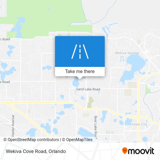 Mapa de Wekiva Cove Road