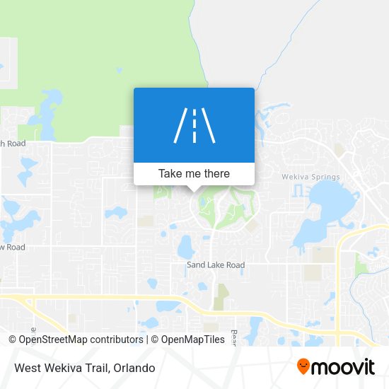 Mapa de West Wekiva Trail