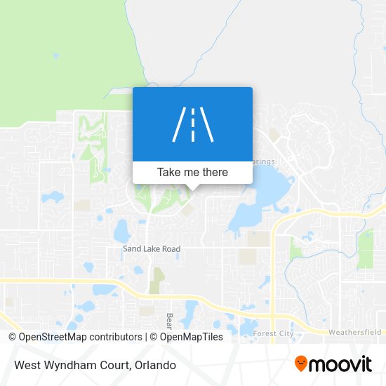 West Wyndham Court map