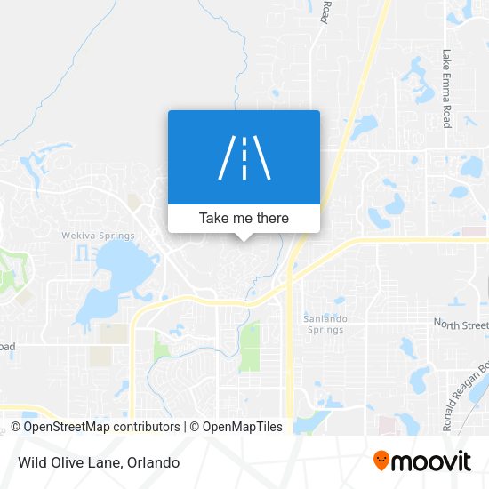 Mapa de Wild Olive Lane