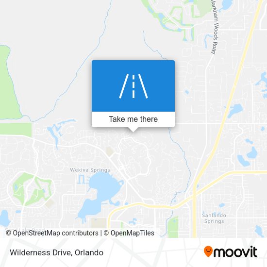 Mapa de Wilderness Drive