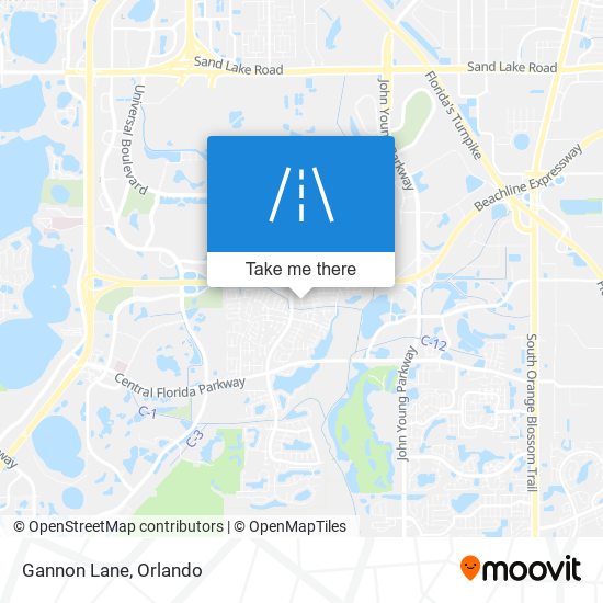 Mapa de Gannon Lane