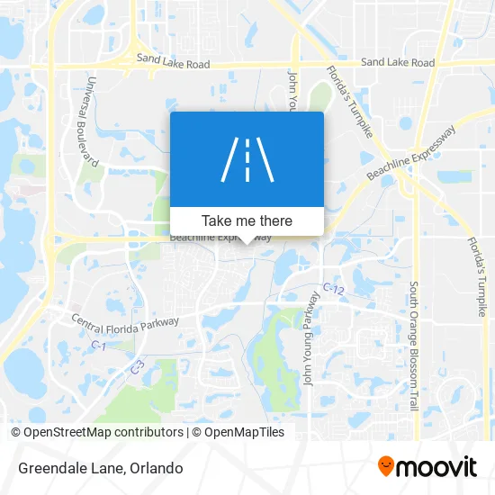 Greendale Lane map