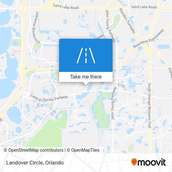 Mapa de Landover Circle
