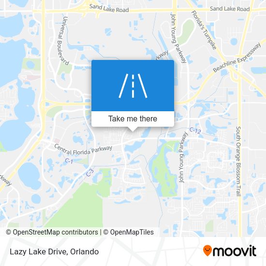 Lazy Lake Drive map