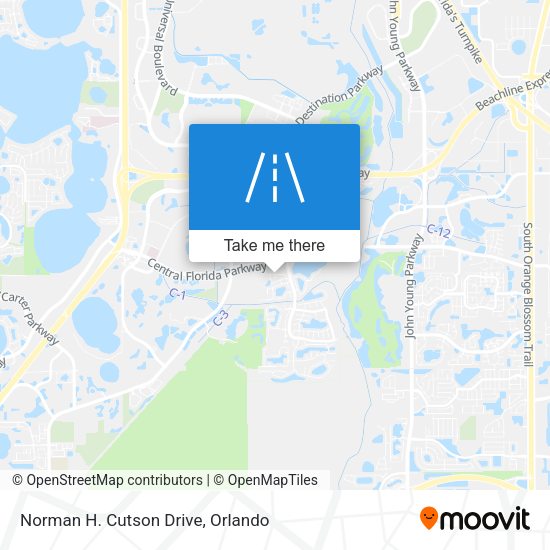 Norman H. Cutson Drive map