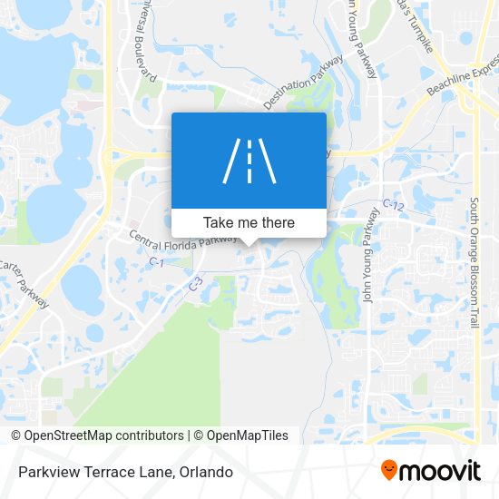 Mapa de Parkview Terrace Lane