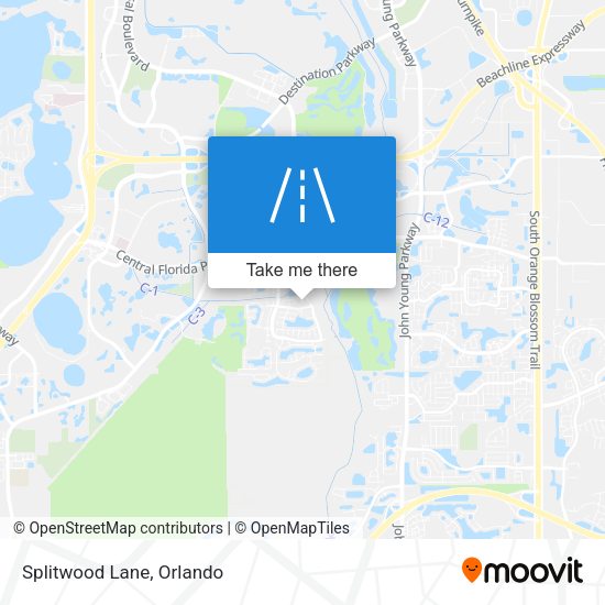 Mapa de Splitwood Lane