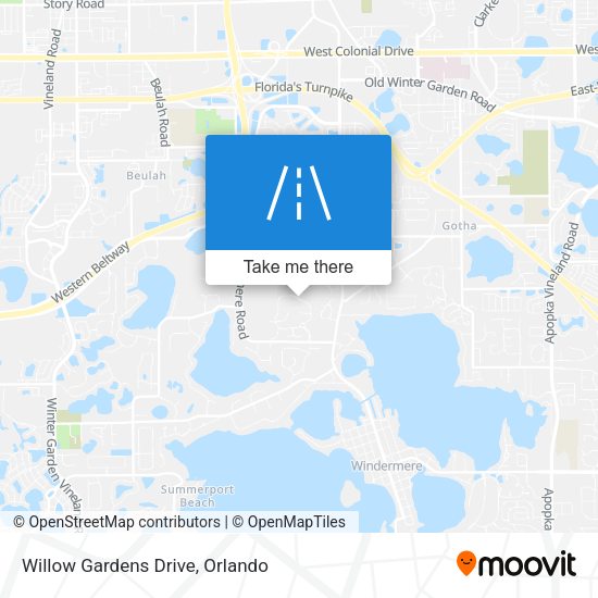 Mapa de Willow Gardens Drive