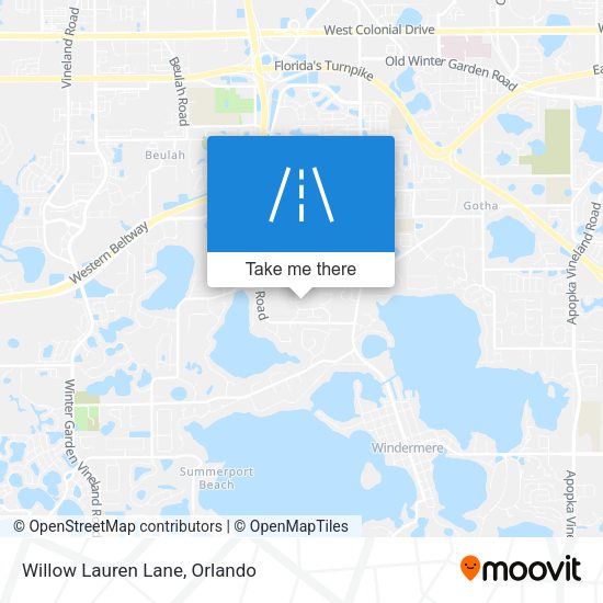 Mapa de Willow Lauren Lane