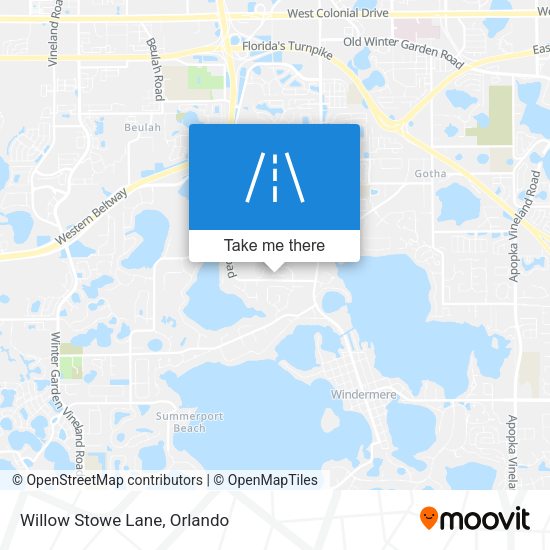 Mapa de Willow Stowe Lane