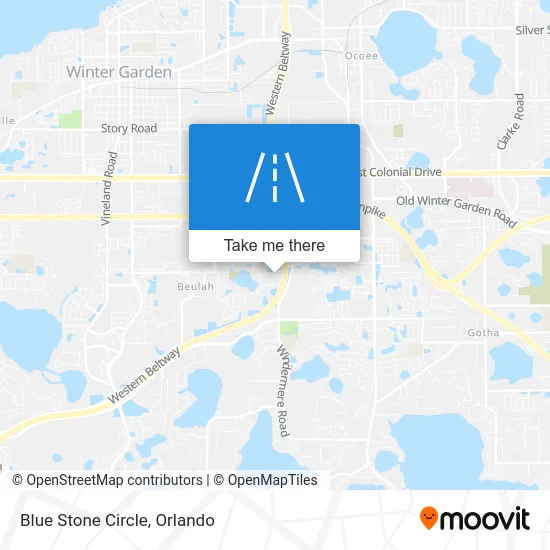 Blue Stone Circle map