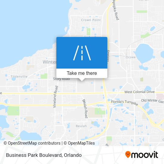 Business Park Boulevard map