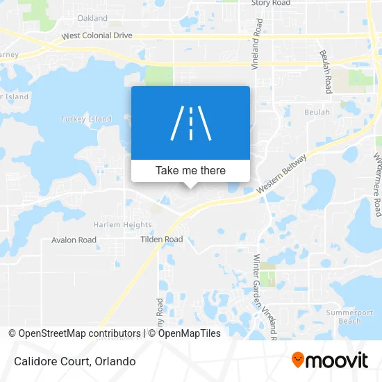 Calidore Court map