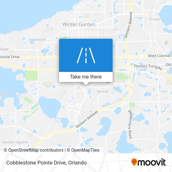 Mapa de Cobblestone Pointe Drive