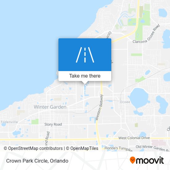 Mapa de Crown Park Circle