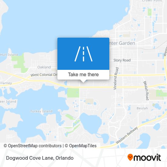 Mapa de Dogwood Cove Lane