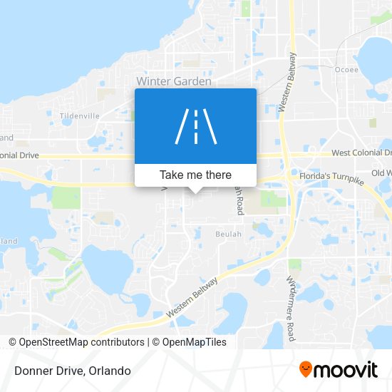 Mapa de Donner Drive