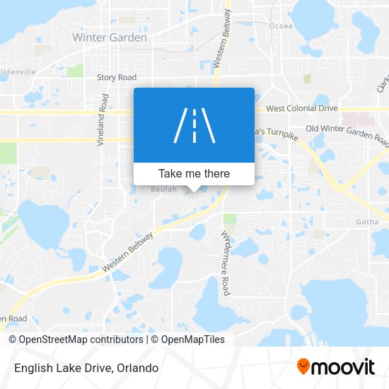 Mapa de English Lake Drive