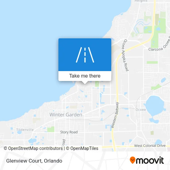 Glenview Court map
