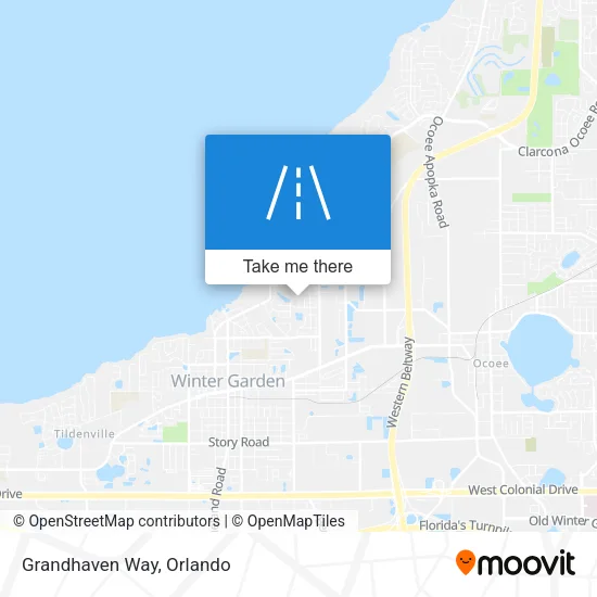 Grandhaven Way map