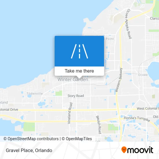 Gravel Place map