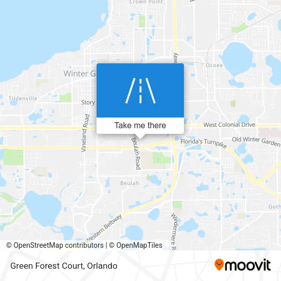 Green Forest Court map