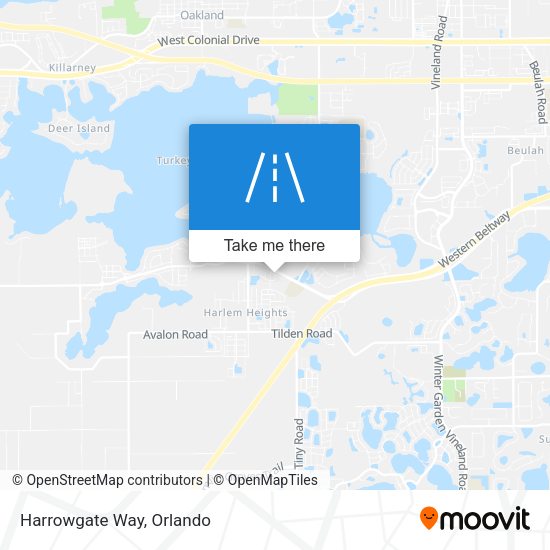 Mapa de Harrowgate Way