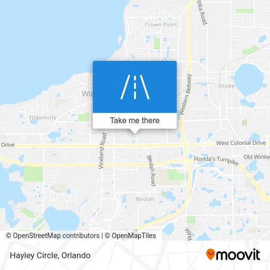Hayley Circle map