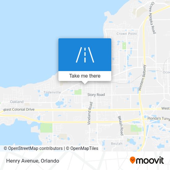 Mapa de Henry Avenue