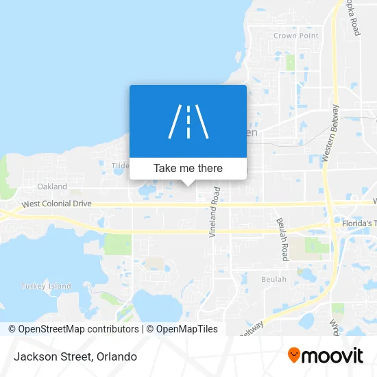 Jackson Street map