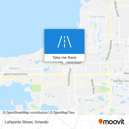Lafayette Street map