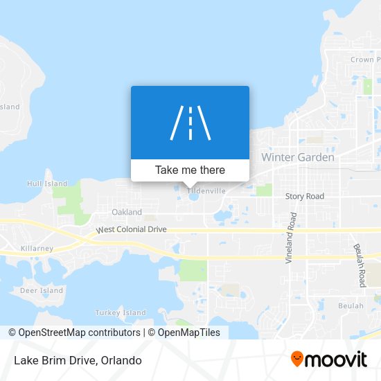 Lake Brim Drive map