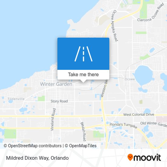 Mapa de Mildred Dixon Way