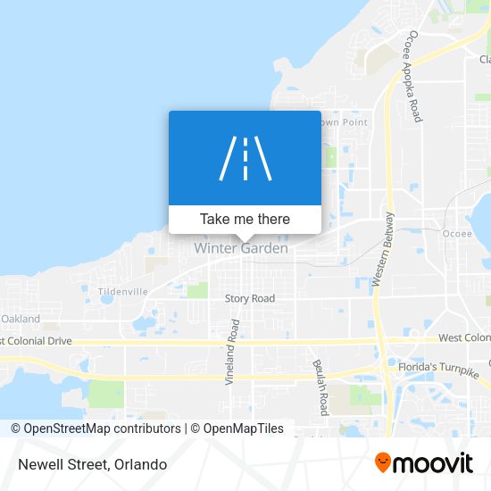 Mapa de Newell Street