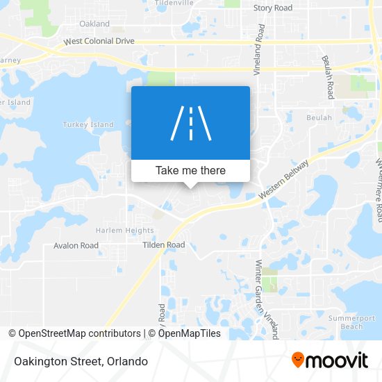 Mapa de Oakington Street