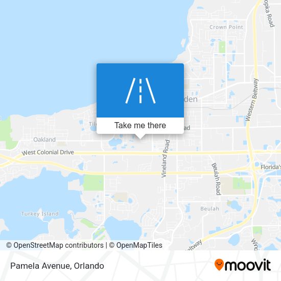 Mapa de Pamela Avenue
