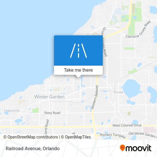 Mapa de Railroad Avenue