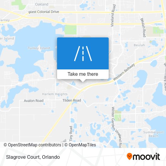 Mapa de Slagrove Court