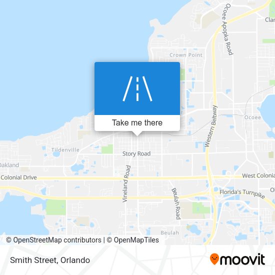 Mapa de Smith Street