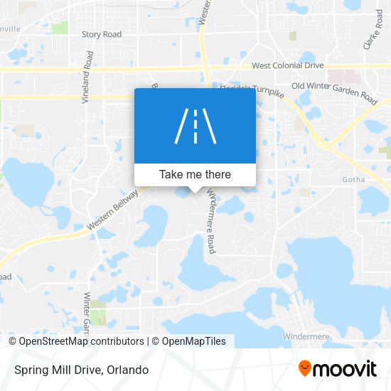 Mapa de Spring Mill Drive