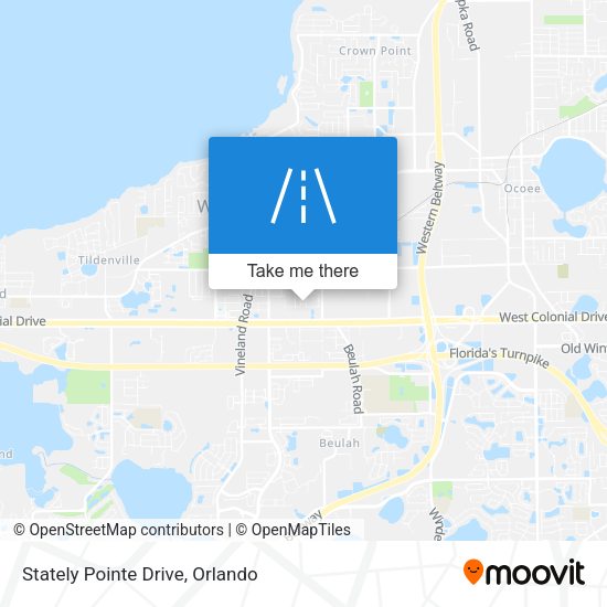 Mapa de Stately Pointe Drive