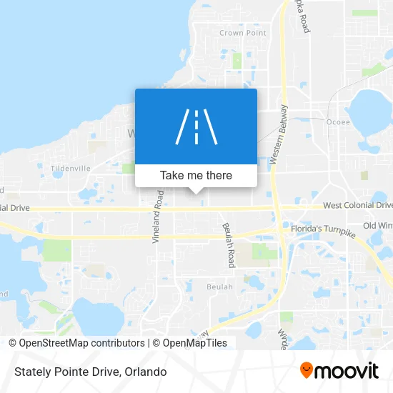 Stately Pointe Drive map