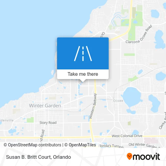Susan B. Britt Court map