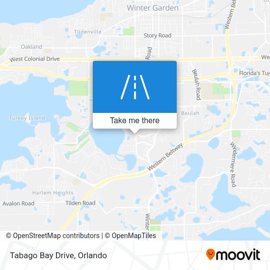 Tabago Bay Drive map