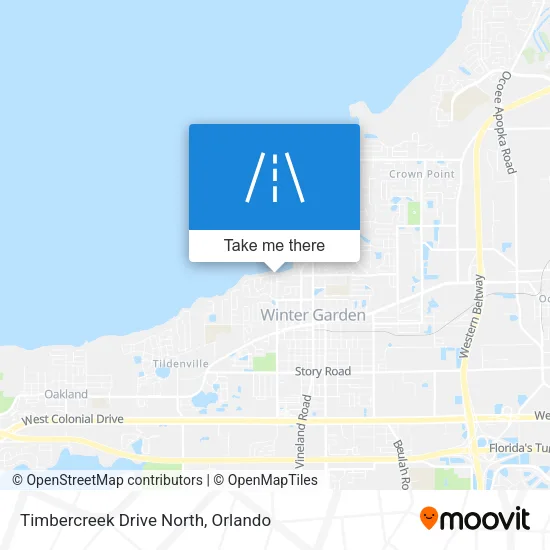 Timbercreek Drive North map